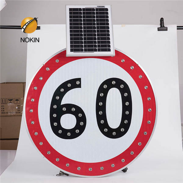Solar Powered Speed Limit Signs For Sale With Cheap Price